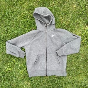 Nike Dark Grey Fleece Hoodie